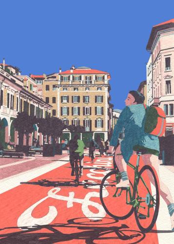 Brescia in bicicletta - cover per The Brescianer